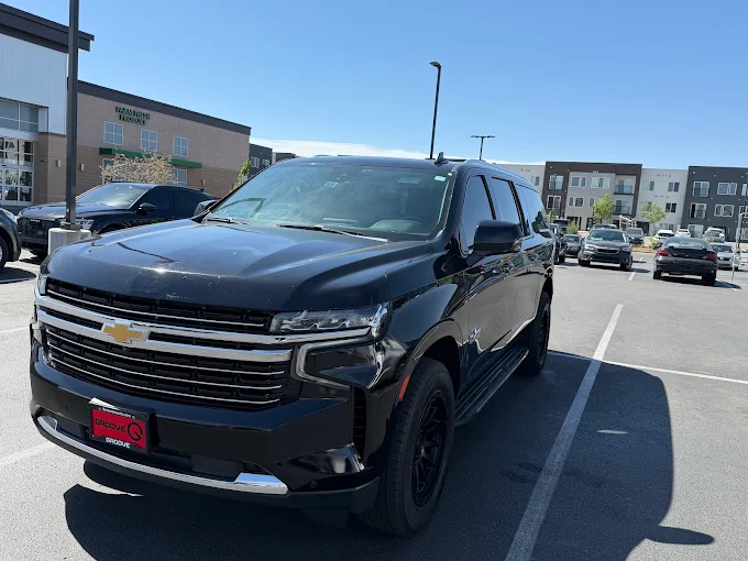 First Denver Limo black Chevrolet Suburban