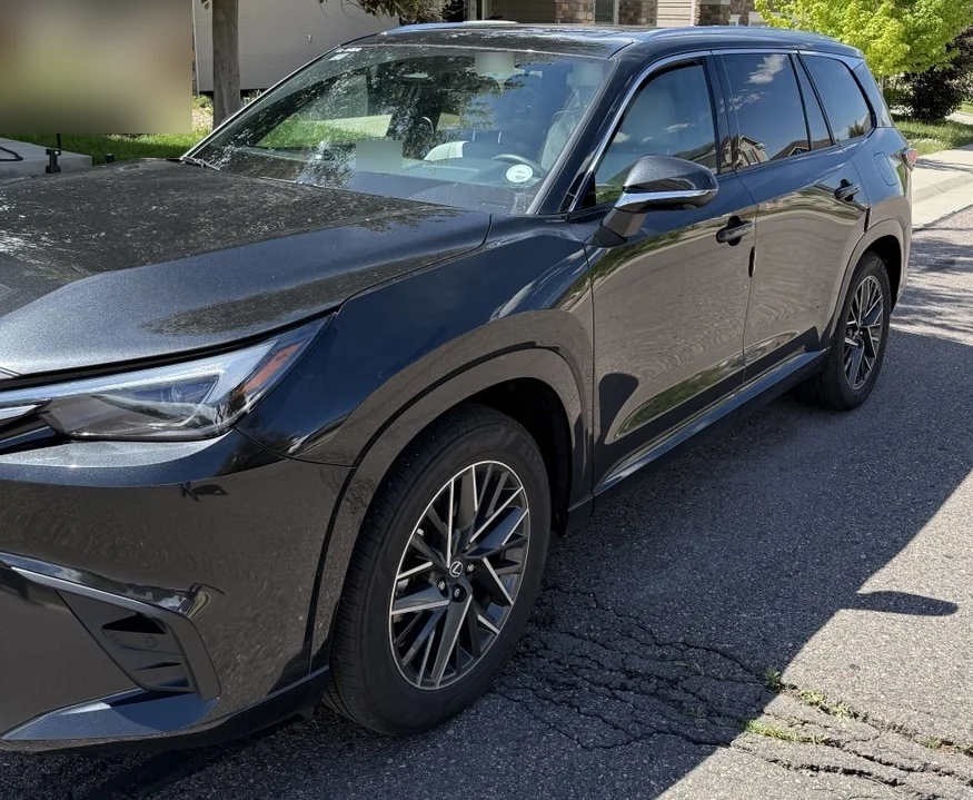 Driver-side view of the Lexus TX 350 AWD