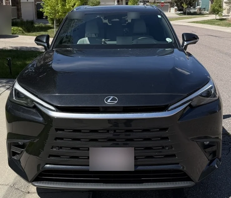 Front view of the 2026 Lexus TX 350 AWD